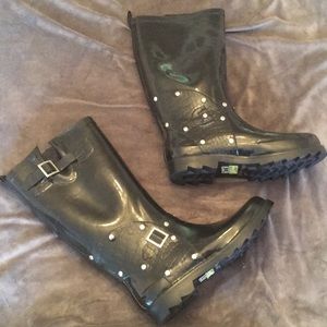 Biker Boot Rain Boots